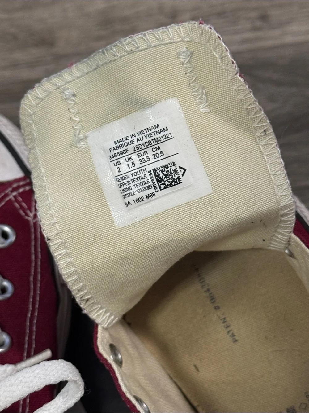 Converse youth sz